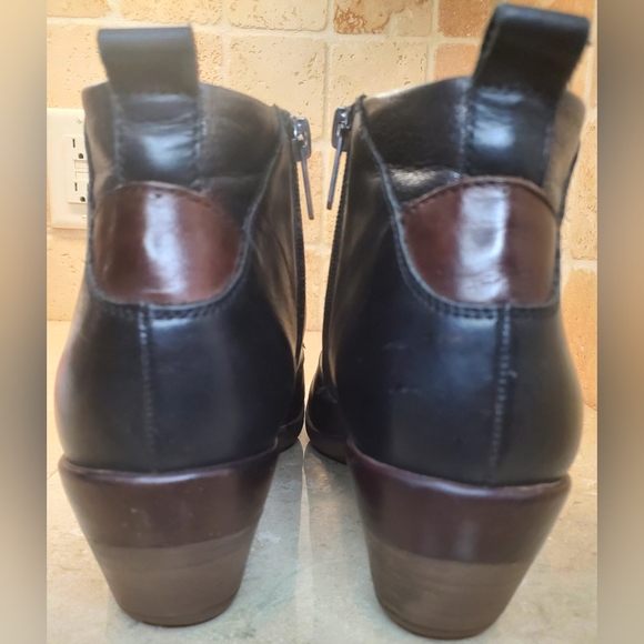 PIKOLINOS Rotterdam Black Leather Ankle Boots Size 7.5 US/38 EU - Picture 6 of 12